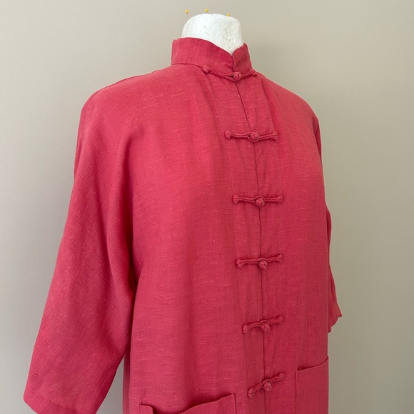 Vintage Linen Duster - Picture 2 of 6